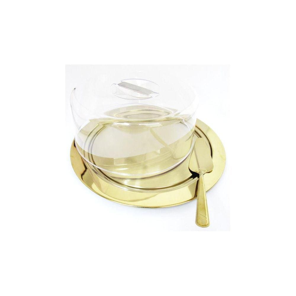 Conjunto Dourado Para Bolo - By Fineza