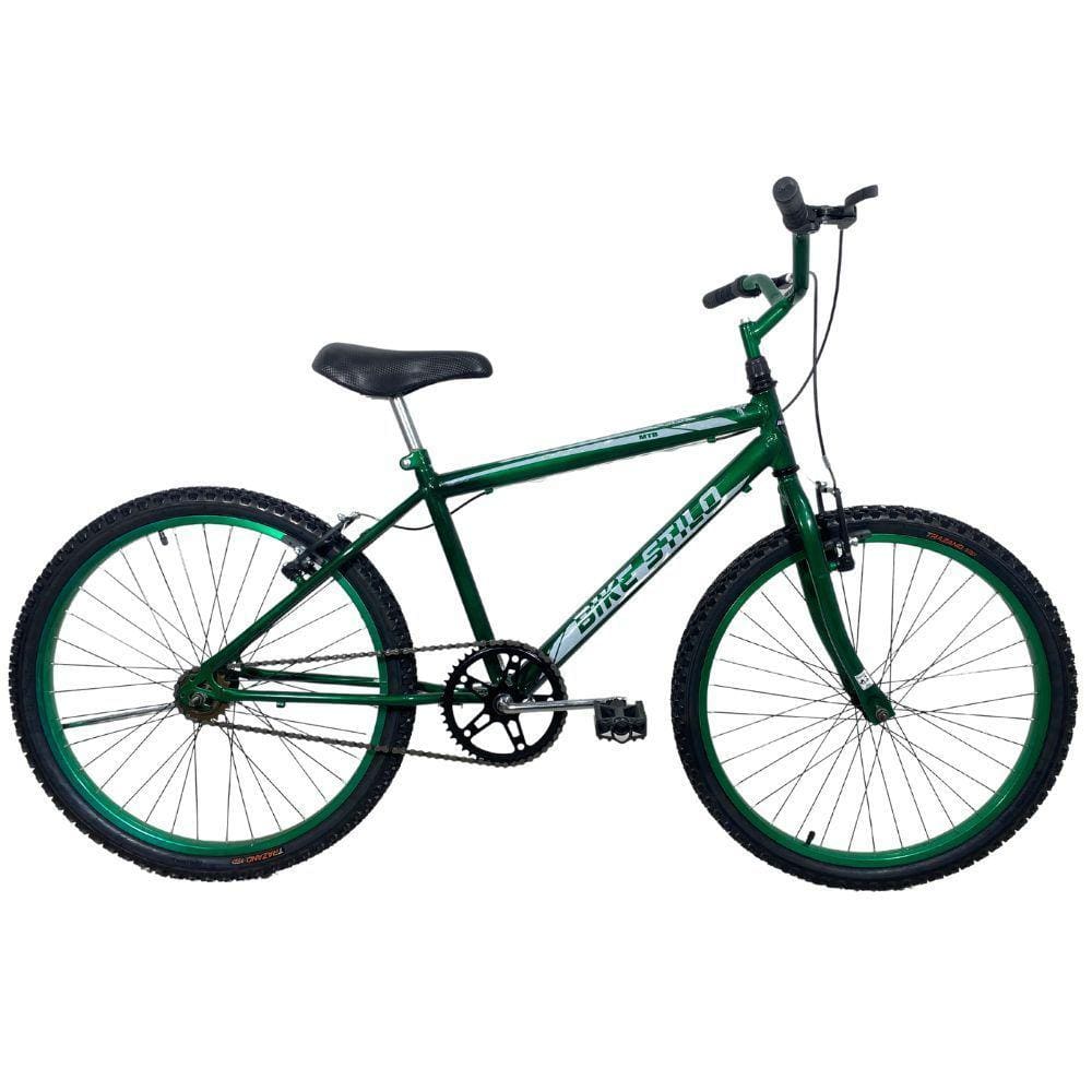 Bicicleta Infantil Passeio Aro 24 Mtb Masculina Verde