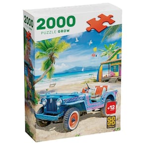 Quebra-cabeça Casa na Praia 2000 Peças 70,4 x 97,8 cm