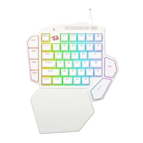 Teclado Mecanico Gamer Ditix Rgb Branco Switch Azul