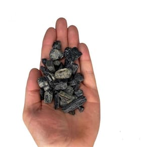 Pedra Roladas Cascalho 1 A 2 Cm Turmalina Negra Pacote 200G