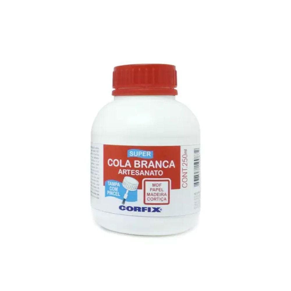 Cola Branca Artesanato Corfix - Super Adesiva