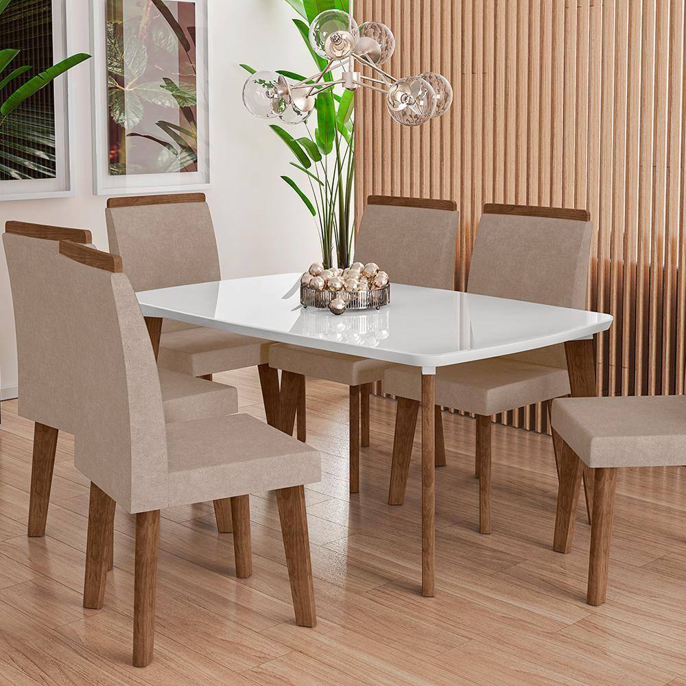 Mesa Liverpool 1,70 x 0,90 Oblongo Off White