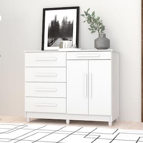 Cômoda com Sapateira Sierra Branco