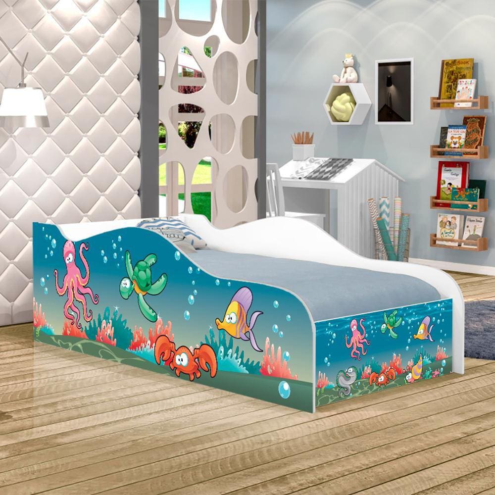 Cama Infantil Like Peixinhos no Mar