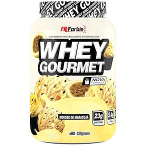Whey Protein Gourmet 900 G - Fn Forbis Mousse De Maracuja