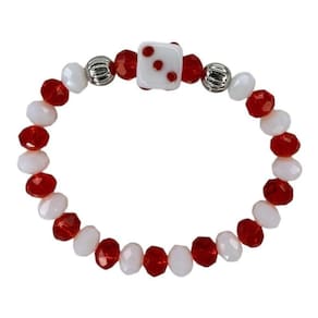 Pulseira Zé Pelintra Firma 1 Dado Cristal E Silicone