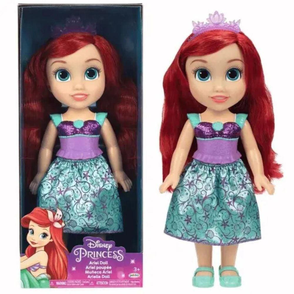 Boneca Toddler Princesa 38Cm Ariel