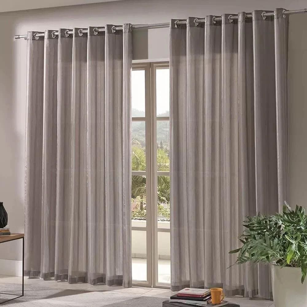 Cortina Duplex Partenon 3,0M X 1,7M - Bella Janela Taupe