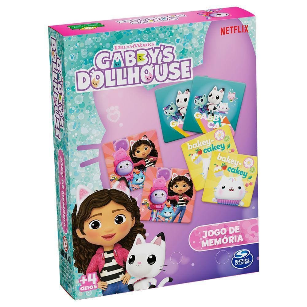 Jogo De Memória Gabby`S Doll House