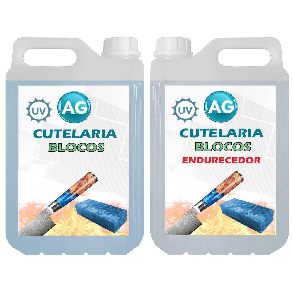 Resina Epóxi Para Cutelaria Blocos Ag 14Kg