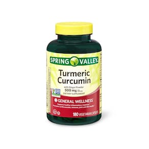 TURMERIC CURCUMIN 500mg - 180un - SPRING VALLEY