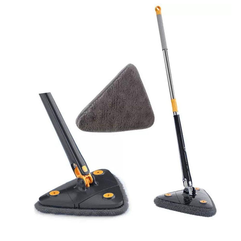 Mop Triangular Giratório Esfregão Limpa Azulejo Refil Extra