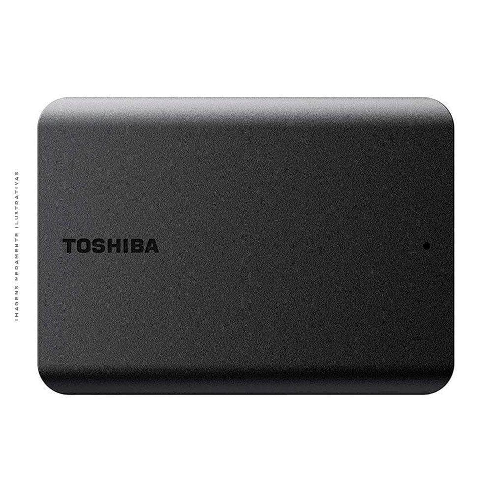 HD Externo 4TB Toshiba Canvio Basic, USB 3.0, Preto - HDTB540XK3CA