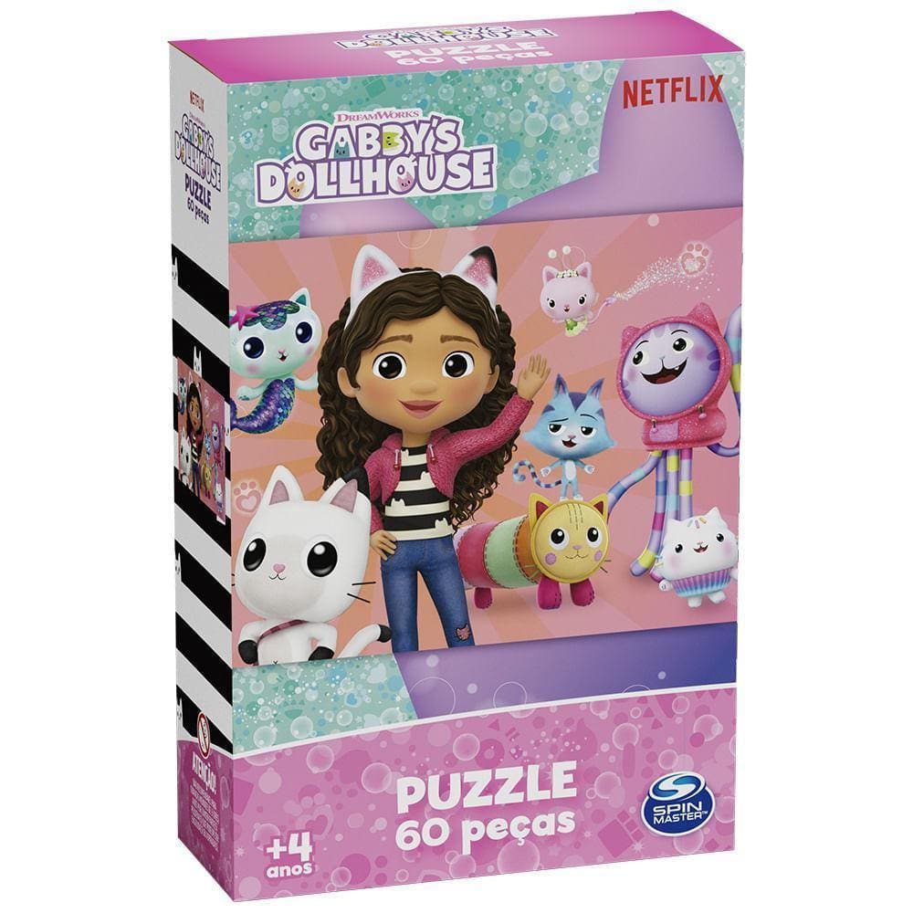 Puzzle 60 Peças Gabby`S Dollhouse
