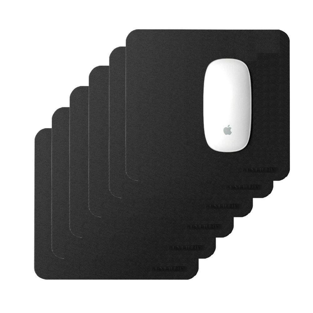 Mouse Pad Couro Ecológico 20x20cm - Kit 3 Unidades