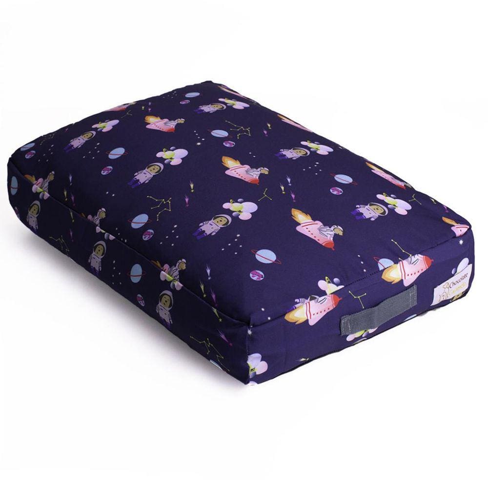 Cama Pet Médio Futon Zíper Lavável Marinho