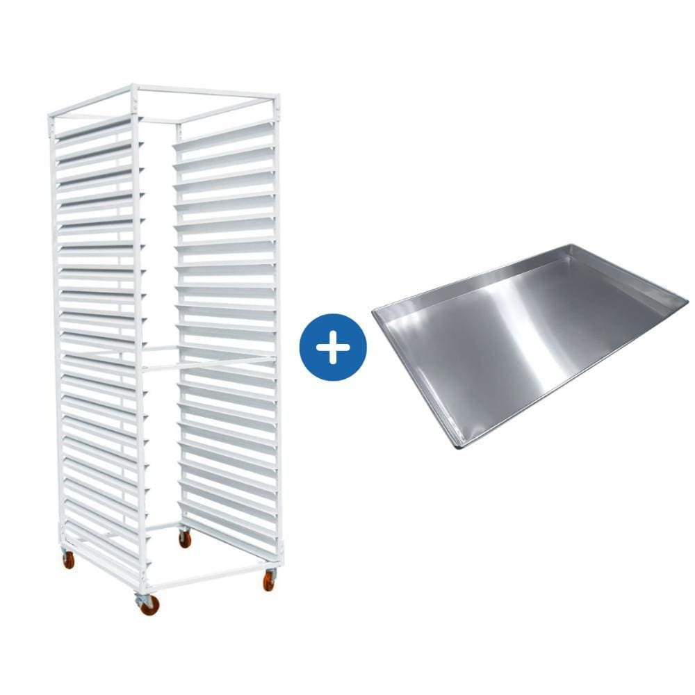 Armário Esqueleto Padaria Panificadora Com 20 Assadeiras 58X70 Pintura Epóxi - Innal