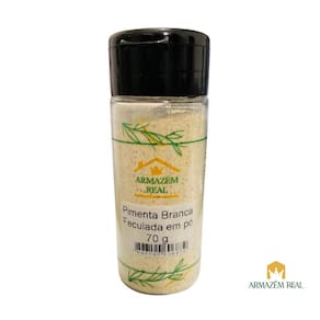 Pimenta Branca em Pó 70g Piper Nigrum - Realce o Sabor