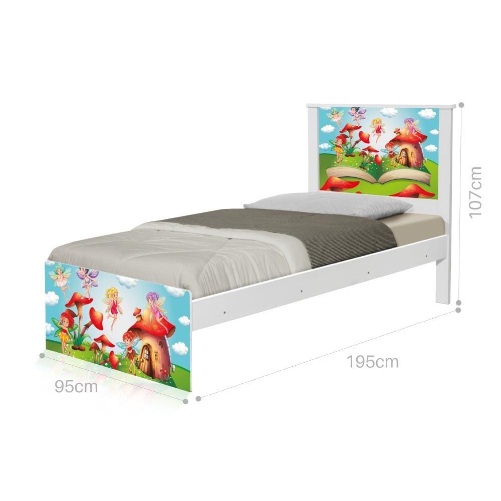 Cama Solteiro Mundo das Fadinhas