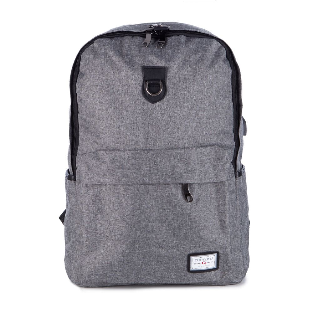 Mochila para Notebook Executiva Ht-8002 Tecido Impermeavel Entrada Usb Poliester - Cinza