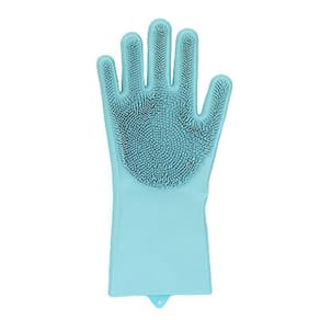 Luva De Silicone Lava Louça Ciano
