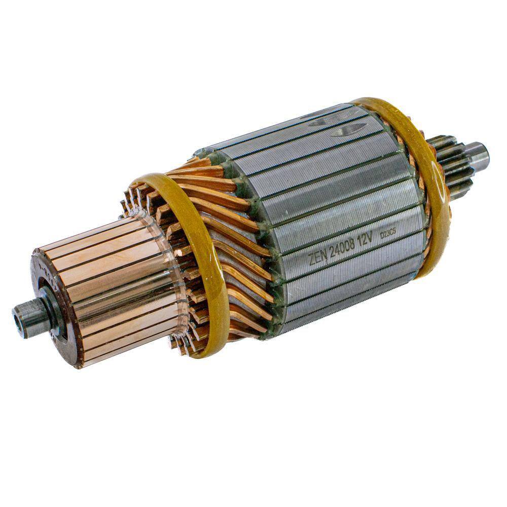 Induzido Motor de Partida 29MT Agrale Atlas Copco Cargo D20 Silverado Marcopolo Mercedes 12V Sem Rolamento 12 Estrias