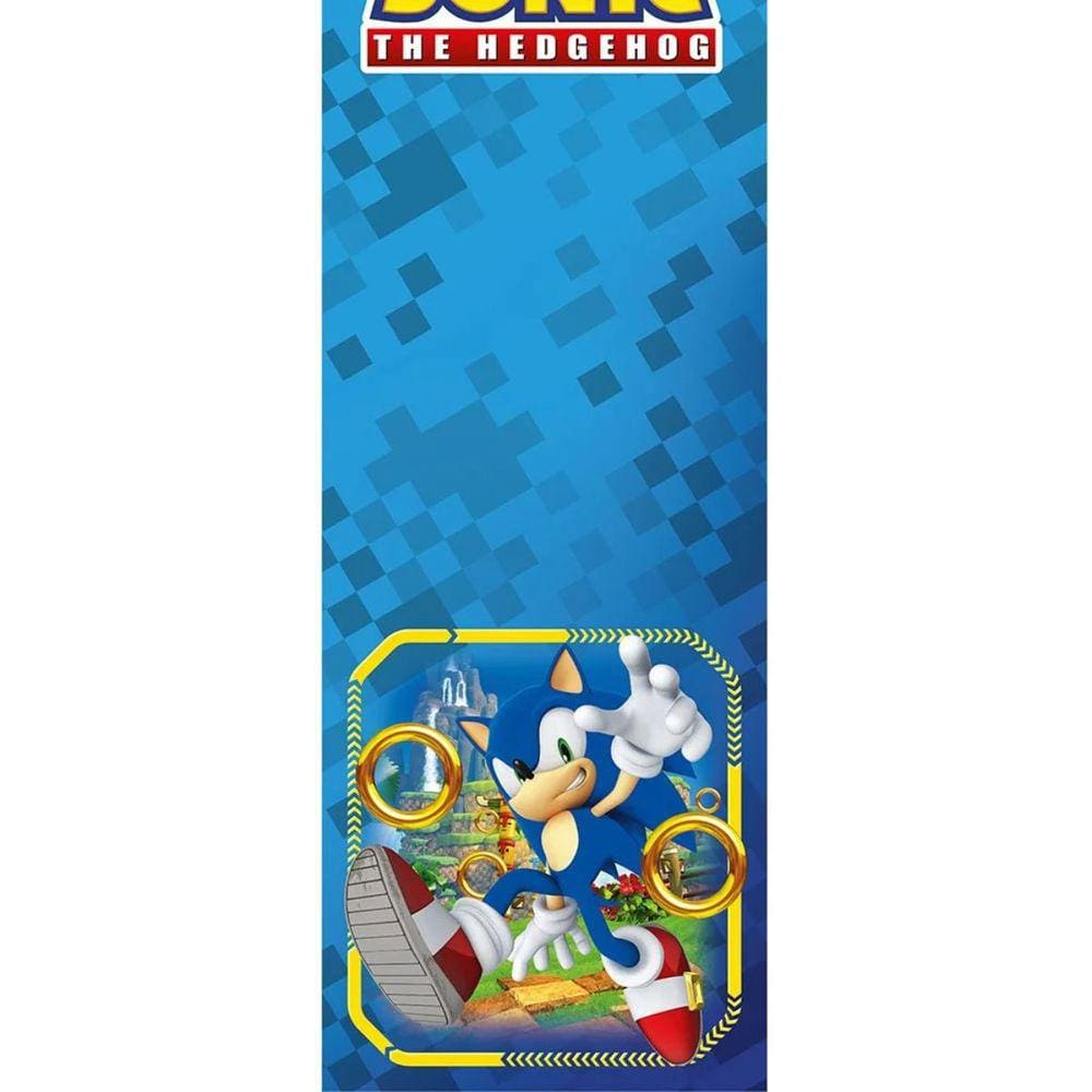 Trilho de mesa Sonic Aniversário 200x40cm