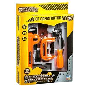 Kit de Ferramentas Infantil Oficina Box Construtor Multikids
