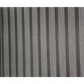 Papel De Parede Vinilico Estilo Ripado Grafite - Unique5069