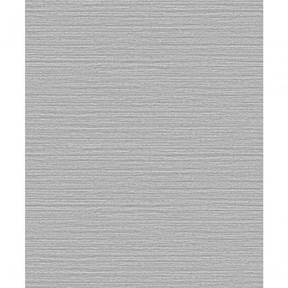 Papel De Parede Importado Listras Horizontais Cinza E Gelo Un5045.