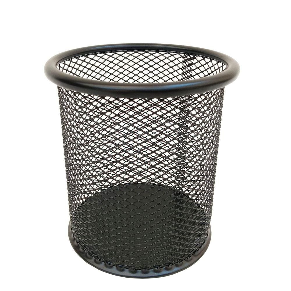 Porta Lápis Aramado Redondo Preto - Wellmix