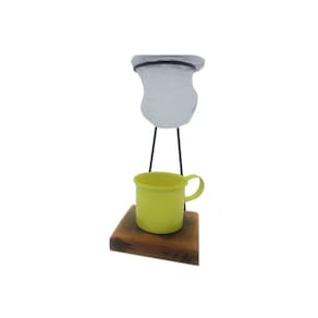 Kit De Café Individual - 1 Caneca Amarelo - Demolição