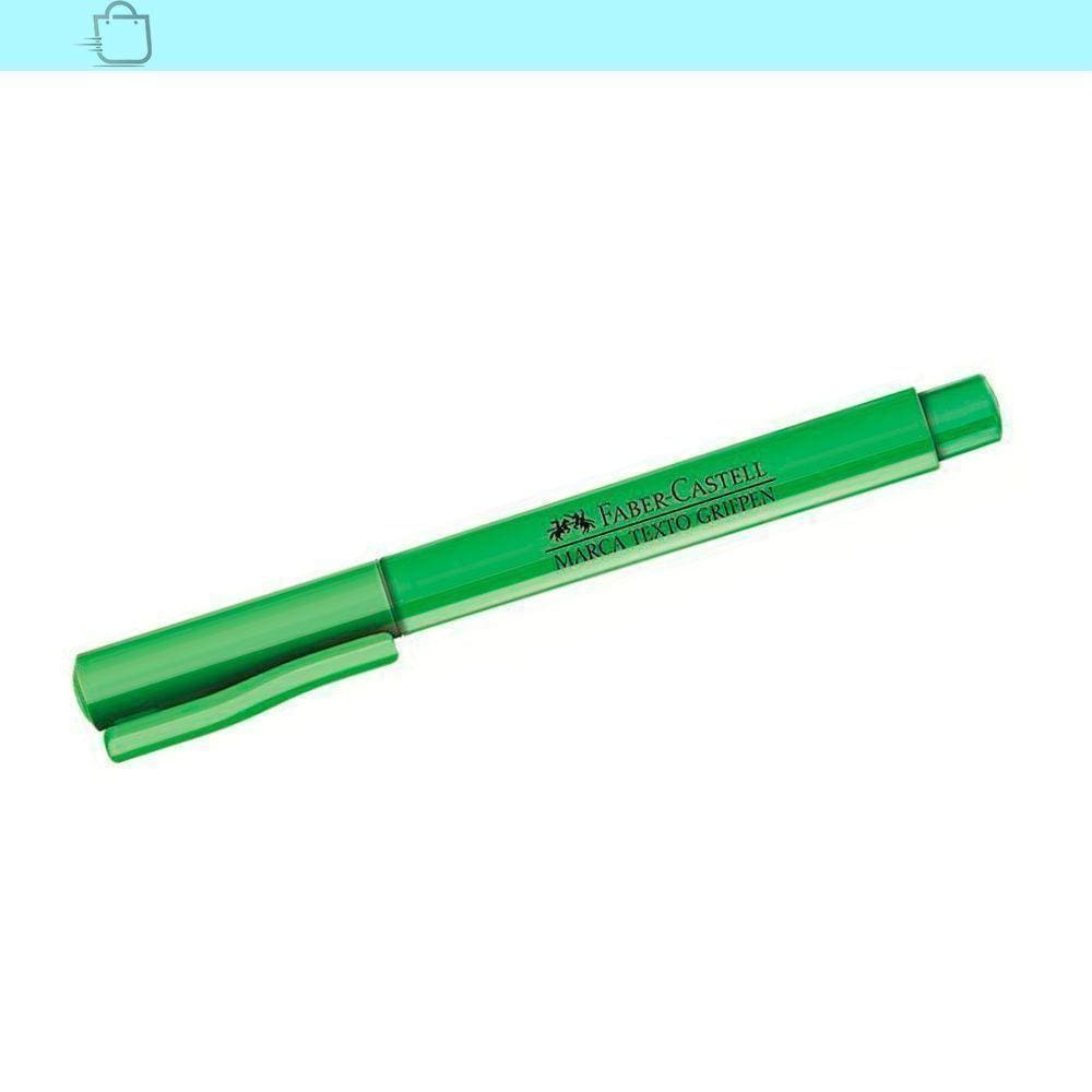Marca Texto Superfluorescente Faber-Castell 12Un Tinta:Verde