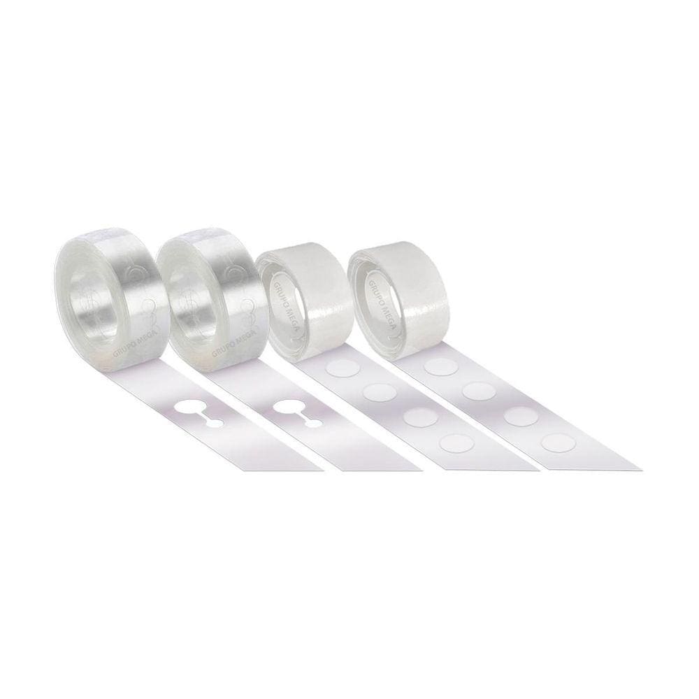Kit 2 Rolo Adesivo Cola Balão 2 Corrente Arco Desconstruído