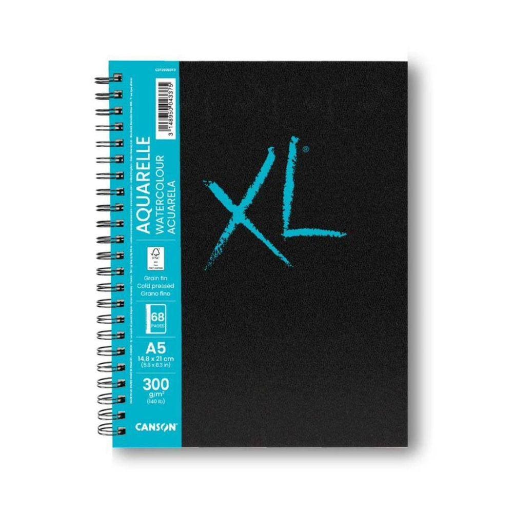 Caderno Xl Book Aquarelle Canson 300 G/M2 A5 34 Folhas