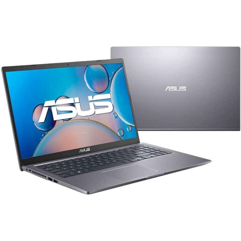 Notebook Asus 15,6" SSD 256GB AMD Ryzen 5-3500U Linux Cinza