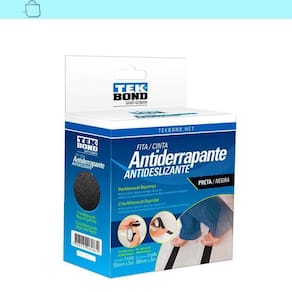 Fita Antiderrapante Autoadesiva Preta 50X5M Tek Bond