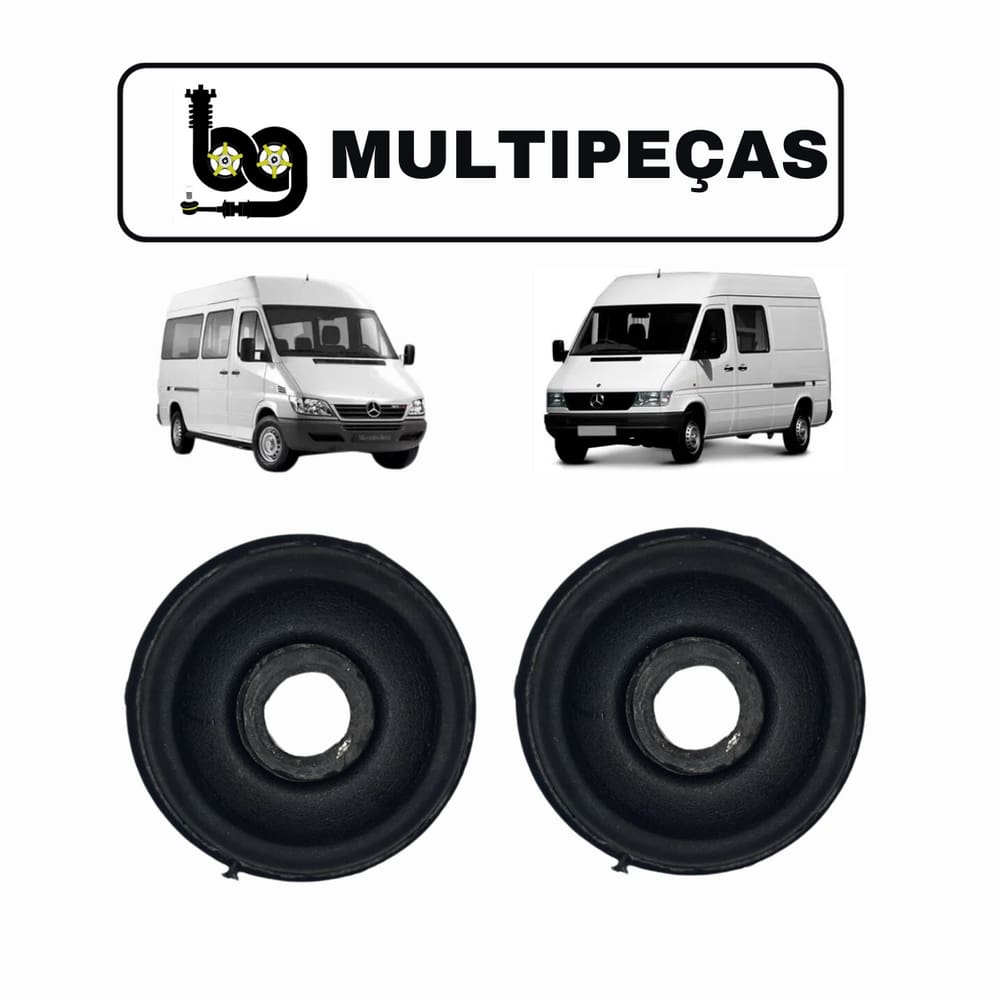 Par Coxim Inferior Amortecedor Mercedes Benz Sprinter 1997 A 2023 Dianteiro