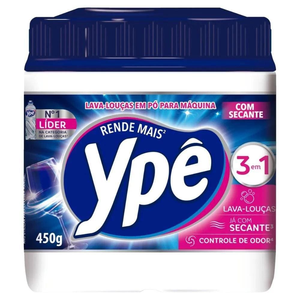 Detergente Maquina De Lava Louças Ypê Pó 18 Lavagens 450G