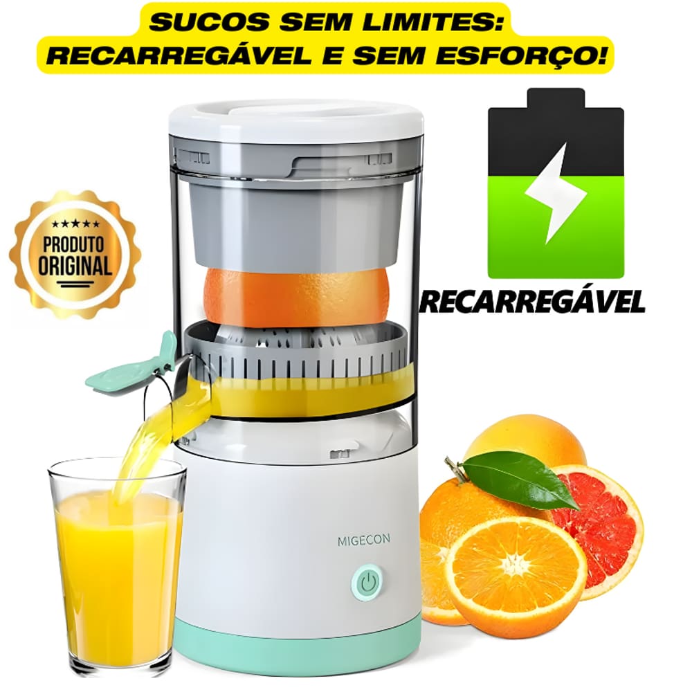 Sabor Instantâneo Espremedor Elétrico Portátil Turbo 400Ml