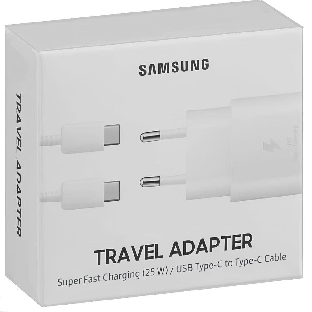 Carregador Turbo Samsung 25W Tipo-C Branco