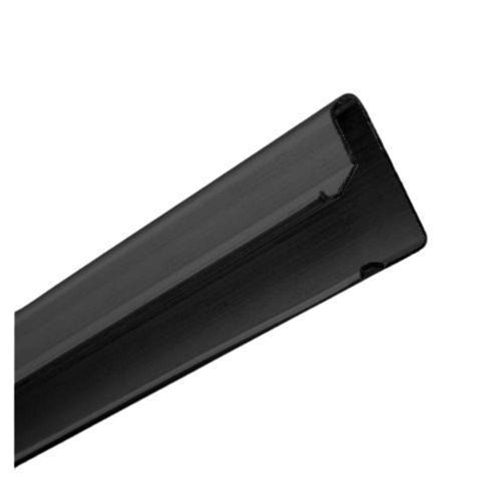 Canaletas PVC Painel Canaletado Preto/Branco 90cm - 18 peças