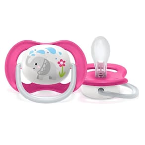 Chupeta Ultra Air Happy 6-18M Elefante Rosa Philips Avent