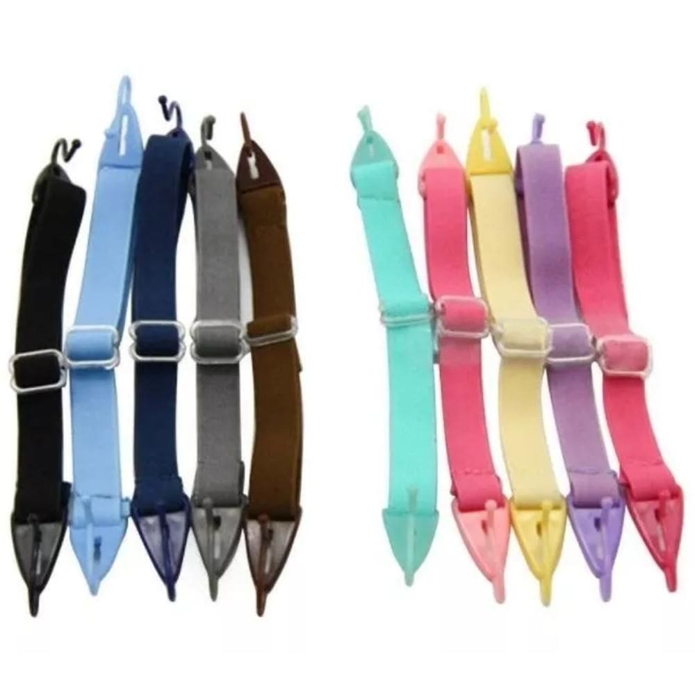 Cordão Miraflex Infantil Ajustável Elástico - Azul-aço