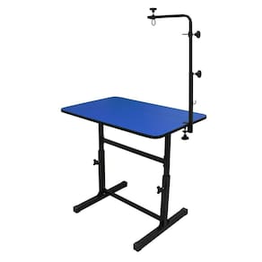 Mesa De Tosa Regulavel Azul Mix - Com Girafa