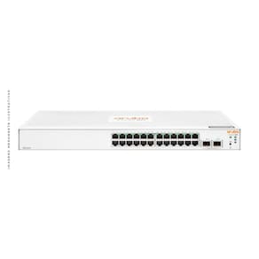 Switch HP Aruba Instant On 1830, Gerenciável, 2 SFP, 24 Portas, Branco - JL812A