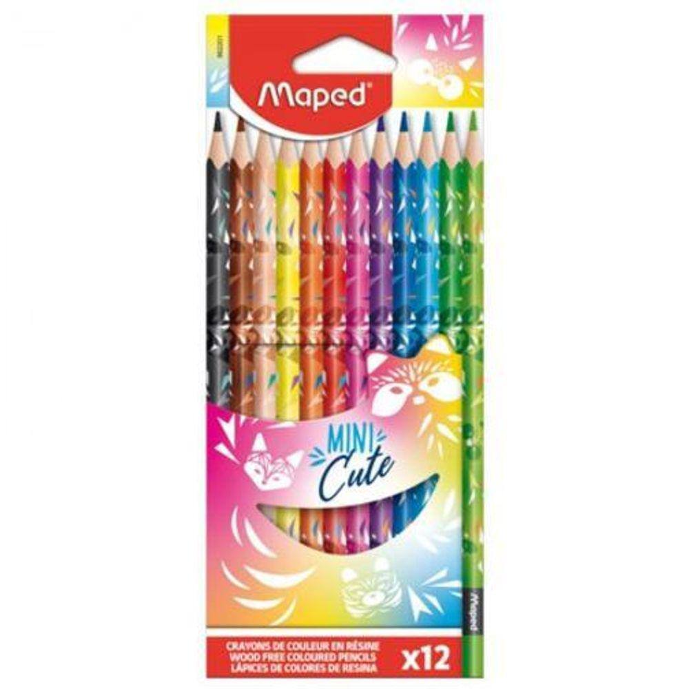 Lápis De Cor Mini Cute 12 Cores 862201 - Maped