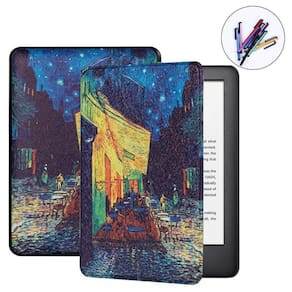 Capa Couro Estampada Para Kindle 11 Geração C2V2L3 + Caneta