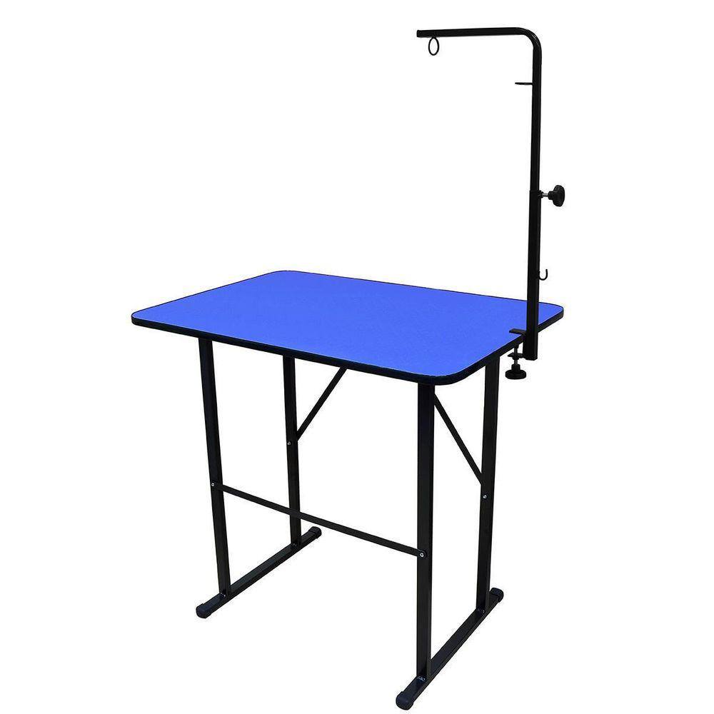 Mesa De Tosa Sem Prateleira Com Girafa Pet Shop Azul